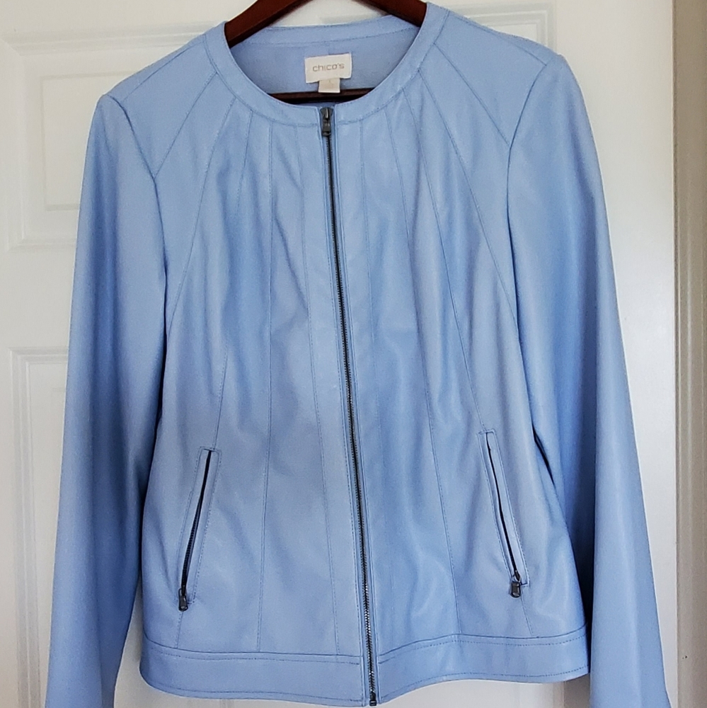Chico’s Powder Blue Jacket